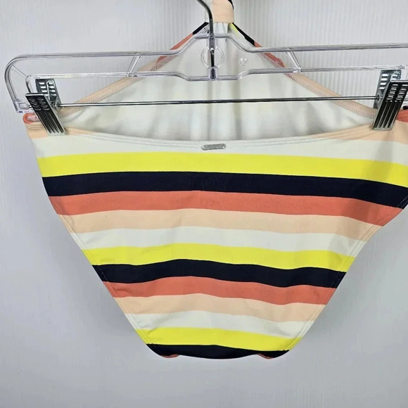 NWOT Abercrombie & Fitch Stripe Front Knot Cheekini One Piece Tapered Swimsuit - Picture 11 of 14